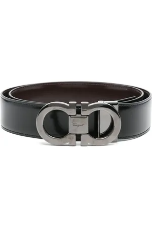 Salvatore Ferragamo Cinturón Gancini reversible