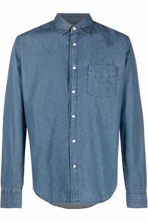 Aspesi Camisa vaquera con bolsillo y botones