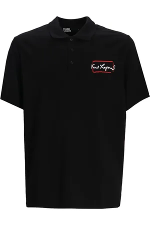 Karl Lagerfeld Polo con estampado gráfico