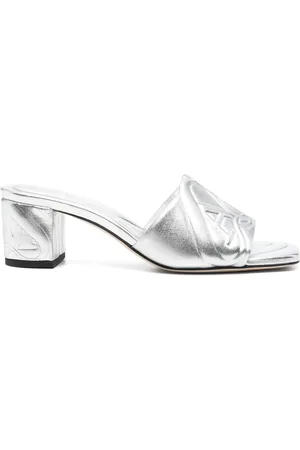 Alexander McQueen Mules Seal con tacón de 50 mm