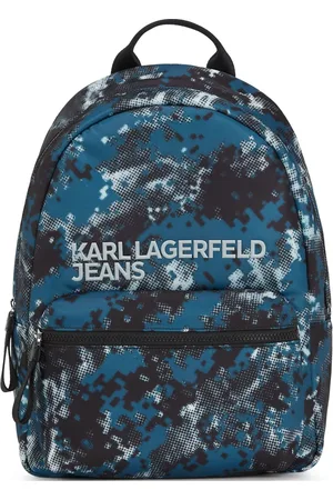 Karl Lagerfeld Mochila con motivo militar