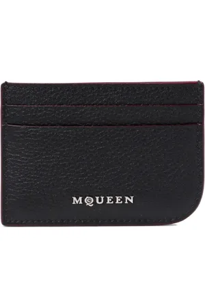 Alexander McQueen Tarjetero con logo