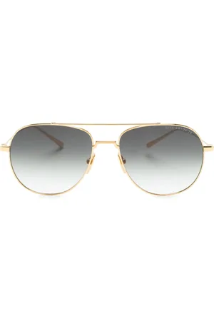 DITA EYEWEAR Gafas de sol con montura redonda y logo