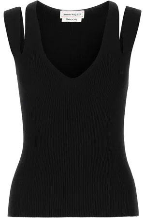 Alexander McQueen Top de canalé