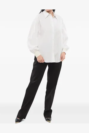 Alexander McQueen Camisa con botones de manga larga