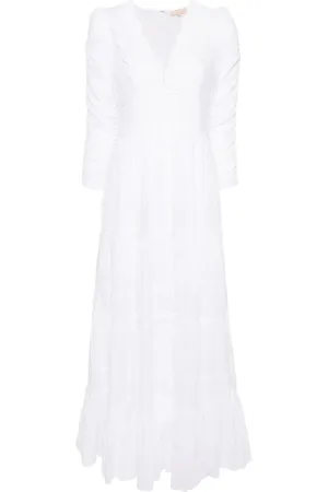 by Ti Mo Vestido largo de algodón flameado