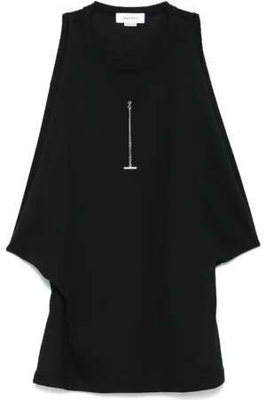 Alexander McQueen Camiseta Draped Armhole