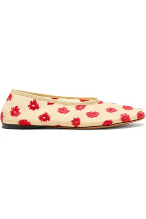 Proenza Schouler Bailarinas con bordado floral