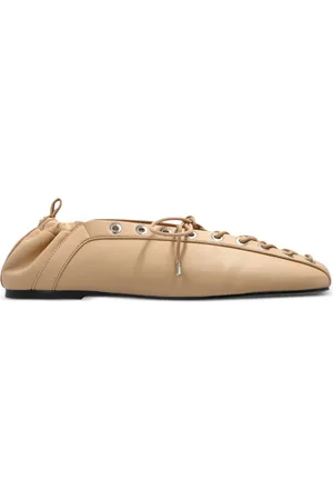 Ganni Zapatos derby de piel
