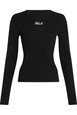 Karl Lagerfeld Camiseta con logo bordado