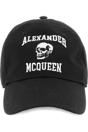 Alexander McQueen Gorra Black bordada