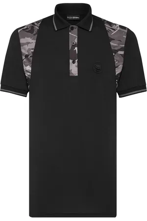 Philipp Plein Polo con parche del logo