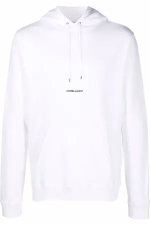 Saint Laurent Sudadera con capucha y logo estampado