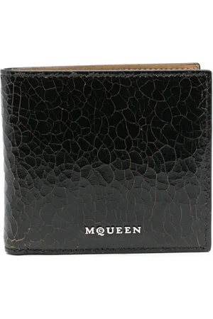 Alexander McQueen Tarjetero con letras del logo