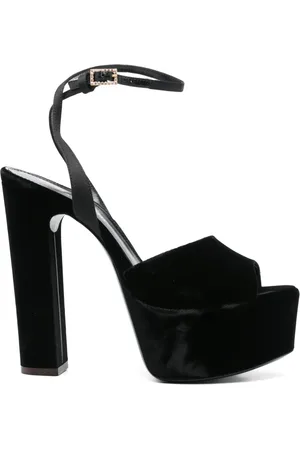 Saint Laurent Sandalias Jodie con tacón de 125 mm