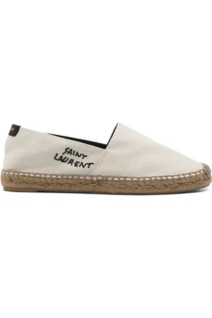 Saint Laurent Alpargatas con logo bordado