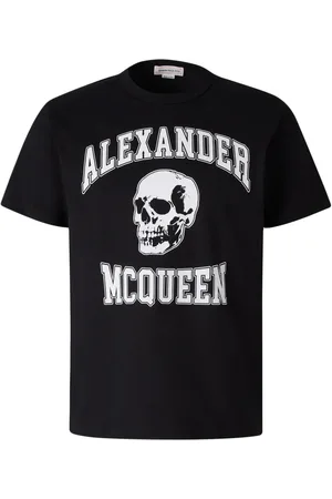 Alexander McQueen Camiseta con logo estampado