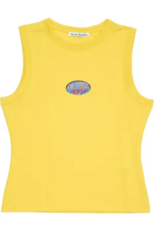 Acne Studios Top de tejido jersey