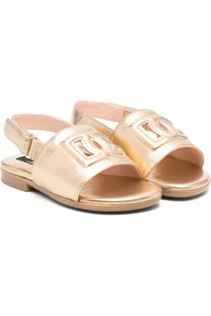 Dolce & Gabbana Sandalias con logo en relieve