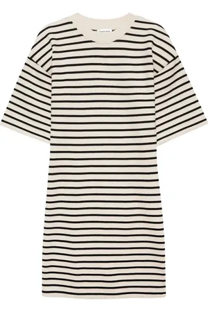ANINE BING Vestido corto a rayas