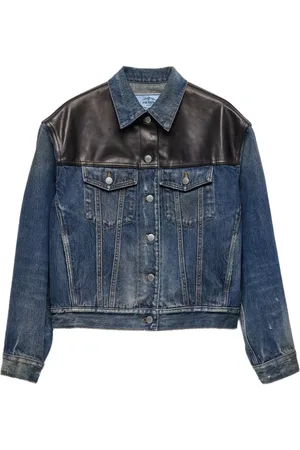 Prada Chaqueta vaquera con paneles