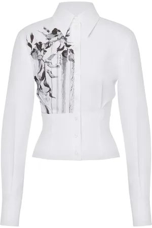 Alberta Ferretti Camisa con motivo floral