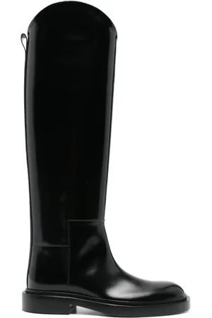 Jil Sander Botas altas con paneles elásticos