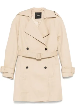 Pinko Gabardina con doble botonadura
