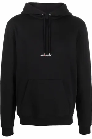 Saint Laurent Sudadera con capucha y logo estampado