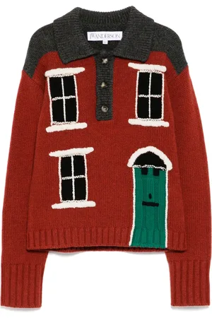 J.W.Anderson Polo House en intarsia