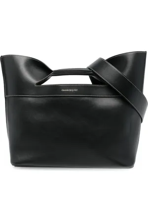 Alexander McQueen Bolso shopper con logo estampado
