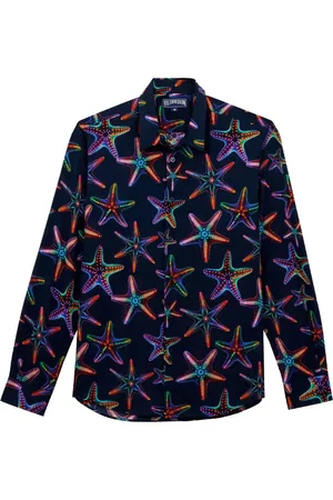 Vilebrequin Camisa con estampado Disco Stars
