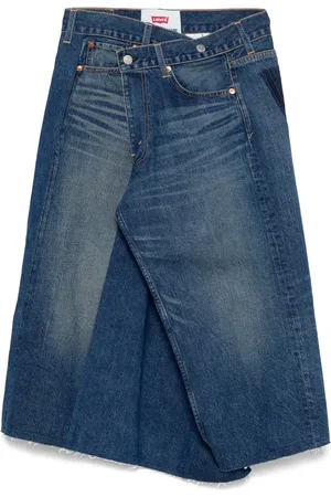 JUNYA WATANABE Falda midi vaquera de x Levi