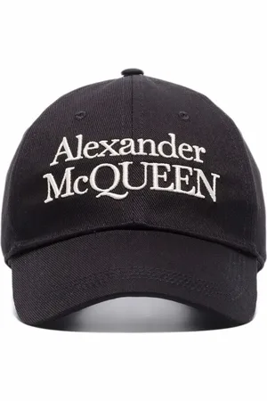 Alexander McQueen Gorra con logo bordado