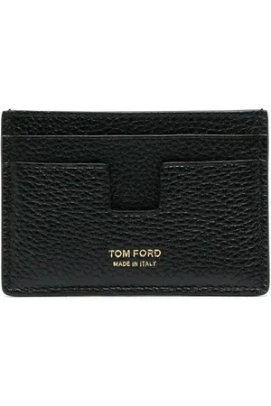 Tom Ford Tarjetero con logo estampado