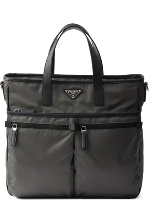 Prada Bolso shopper Re-Nylon con detalle de bolsillo