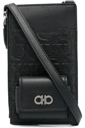 Salvatore Ferragamo Bolso para móvil con placa Gancini
