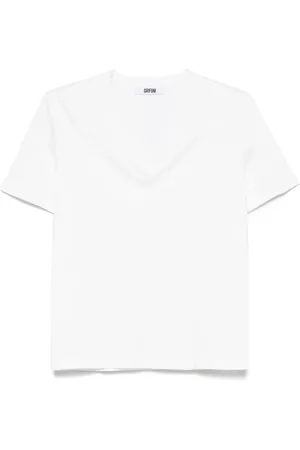 GRIFONI Camiseta con detalle sobrehilado