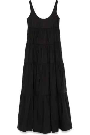 Michael Kors Vestido largo con capas escalonadas