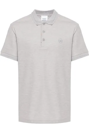 Burberry Polo con logo bordado