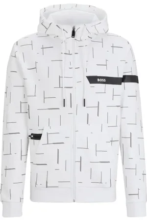 HUGO BOSS Sudadera con capucha y estampado gráfico