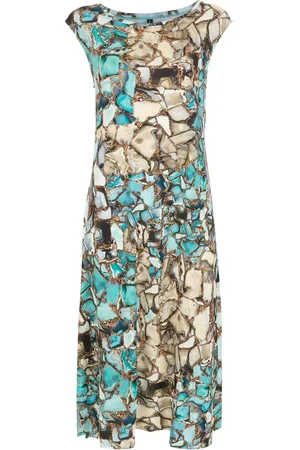 Lygia & Nanny Vestido midi con geoda estampada