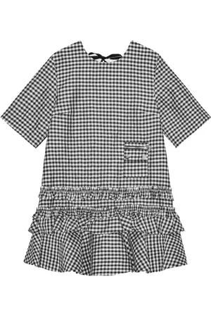 Ganni Vestido a cuadros gingham