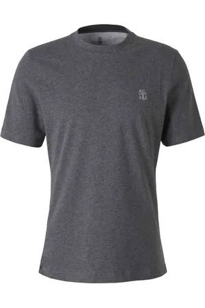Brunello Cucinelli Camiseta con logo estampado