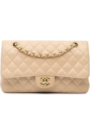 CHANEL Bolso de hombro con solapa doble mediano 2008-2009