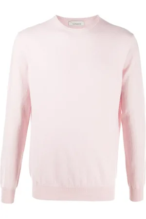 LANEUS Jersey de punto con cuello redondo