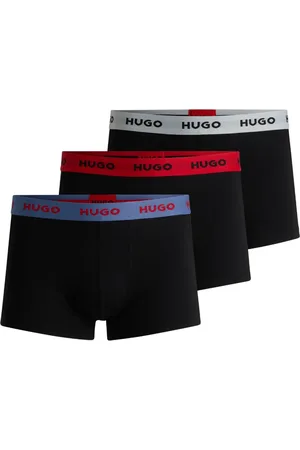 HUGO BOSS Pack de tres bóxeres de algodón stretch