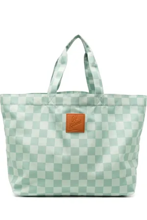Café Kitsuné Bolso shopper maxi con motivo ajedrezado