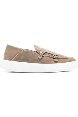 Neil Barrett Zapatillas de ante con doble hebilla