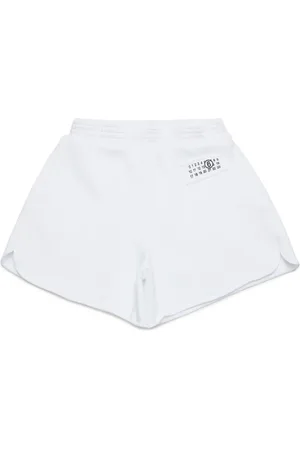 Maison Margiela Pantalones cortos de chándal con aplique del logo